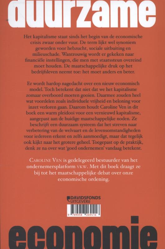 Duurzame economie achterkant