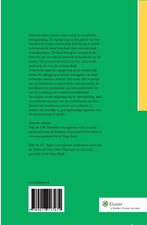 Sanctierecht / Ons strafrecht / 3 achterkant