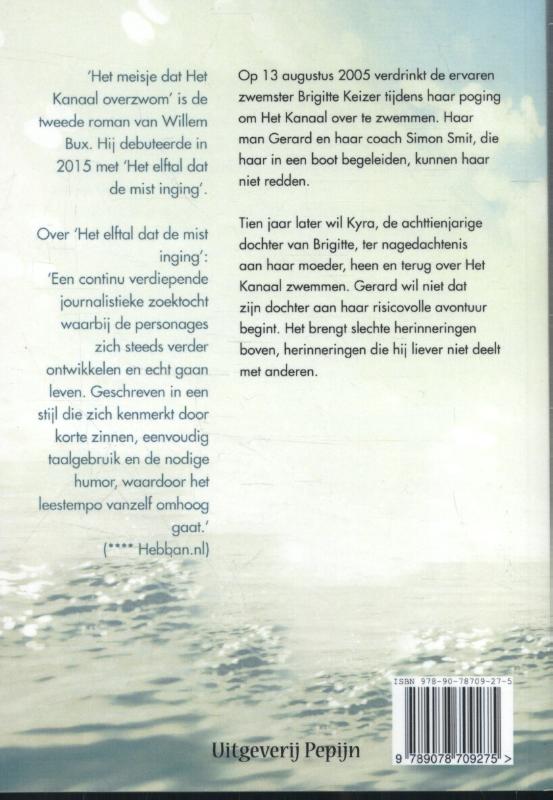 Het meisje dat Het Kanaal overzwom achterkant