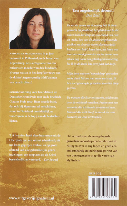 Blik op het duister achterkant