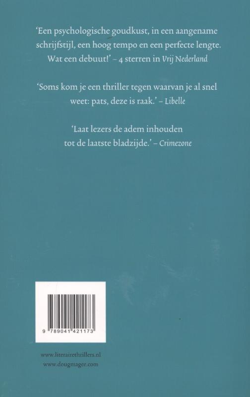 Neem nooit afscheid achterkant