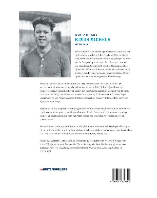 Rinus Michels / De grote vier / 2 achterkant