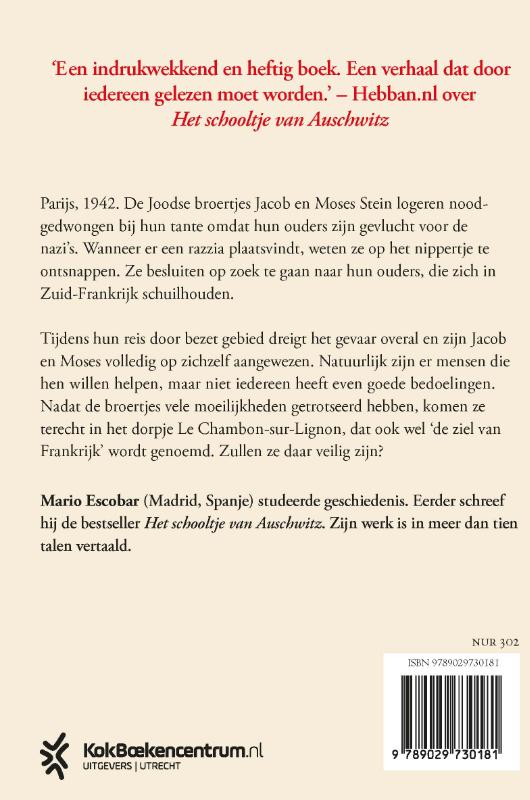 Vlucht uit Parijs achterkant