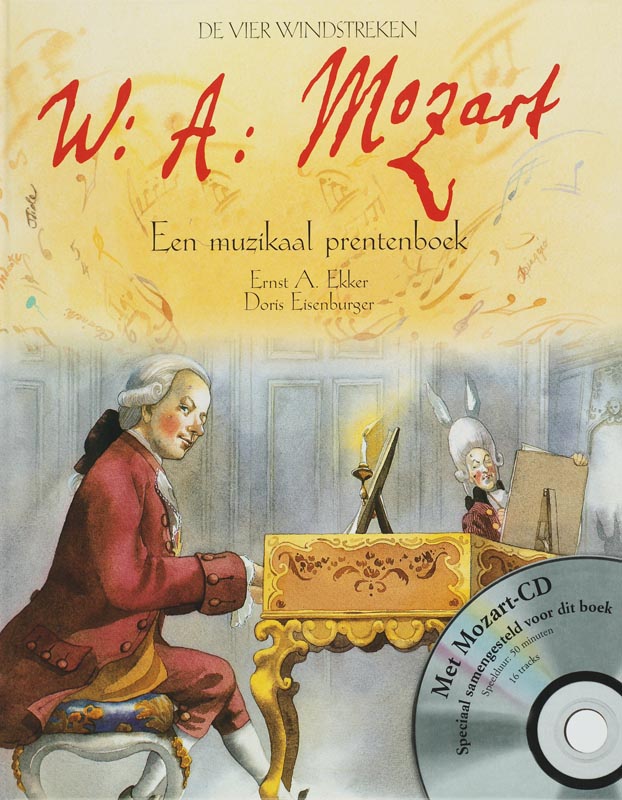 W.A. Mozart / Muzikale prentenboeken, boeken met CD