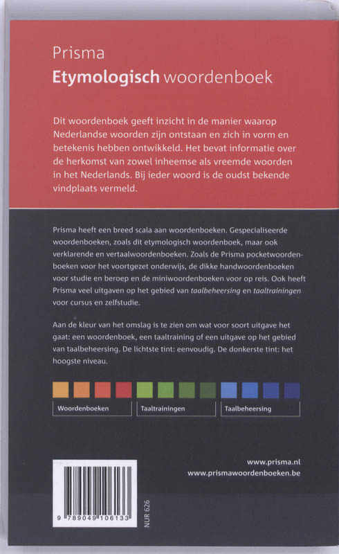 Etymologisch Woordenboek achterkant