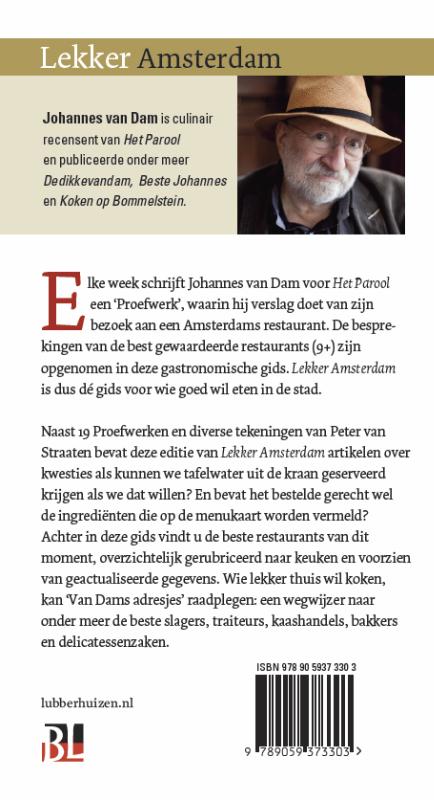 Lekker Amsterdam 2013 achterkant