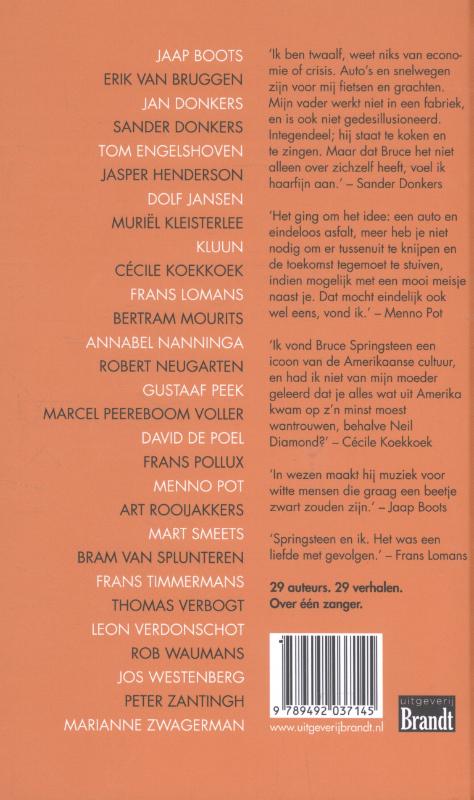 Bruce en ik achterkant