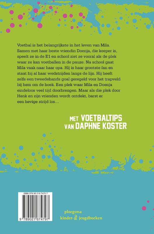 Voetbalgekke meiden achterkant