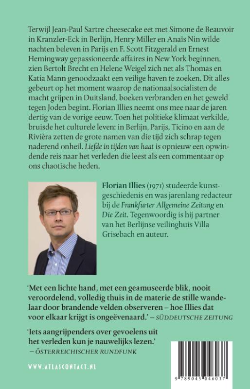 Liefde in tijden van haat achterkant