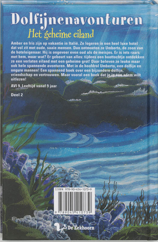 Het geheime eiland / Dolfijnenavonturen / 1 achterkant