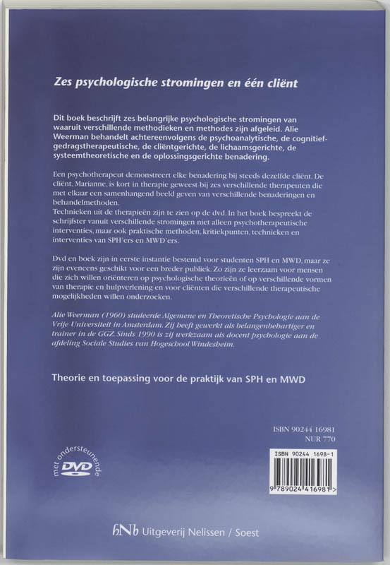 Zes psychologische stromingen & een client / PM-reeks achterkant