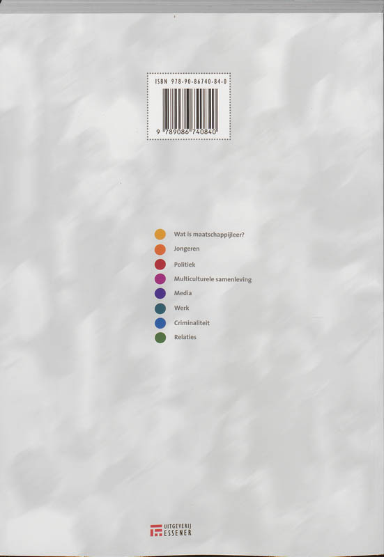 Thema's Maatschappijleer / 1 Vmbo Bk-Niveau / Deel Werkboek achterkant