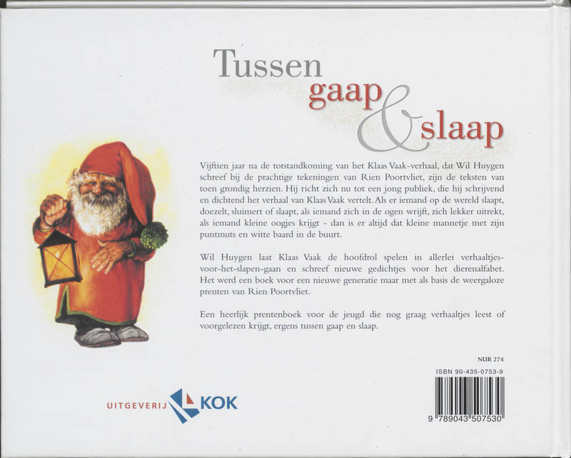 Tussen Gaap En Slaap achterkant