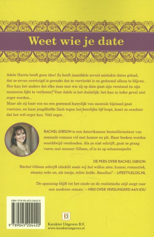 Weet wie je date achterkant