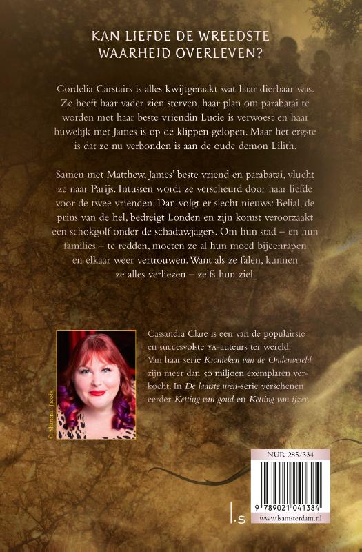 Ketting van doornen / De laatste uren achterkant