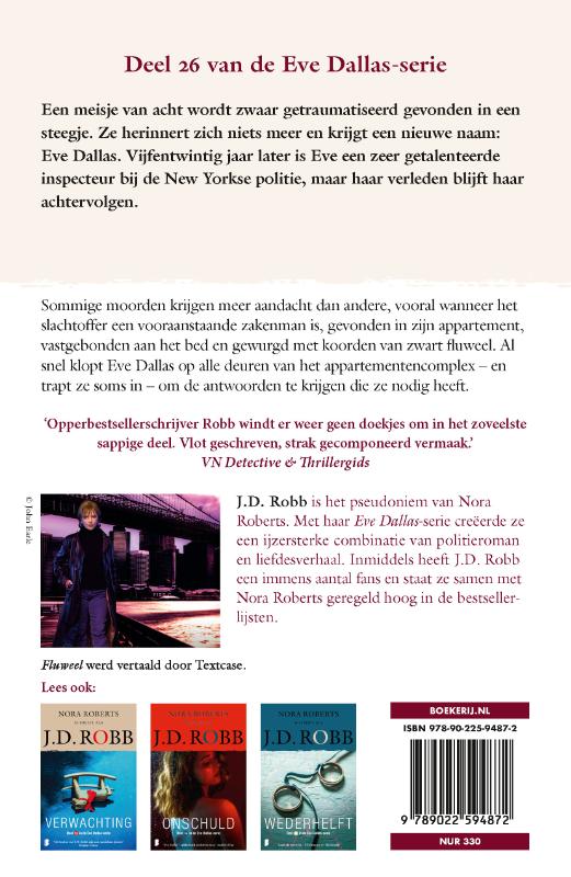 Fluweel / Eve Dallas / 26 achterkant