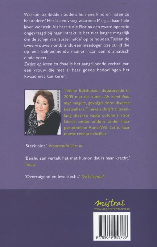 Zusjes op leven en dood achterkant