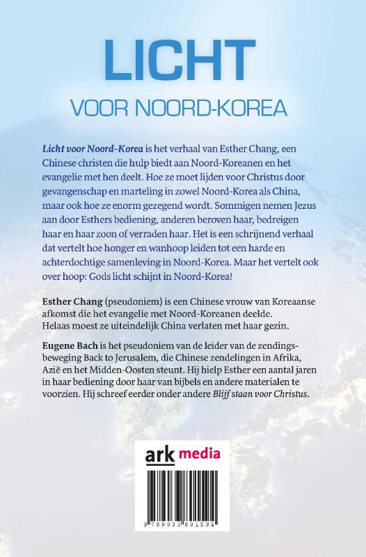 Licht voor Noord-Korea achterkant