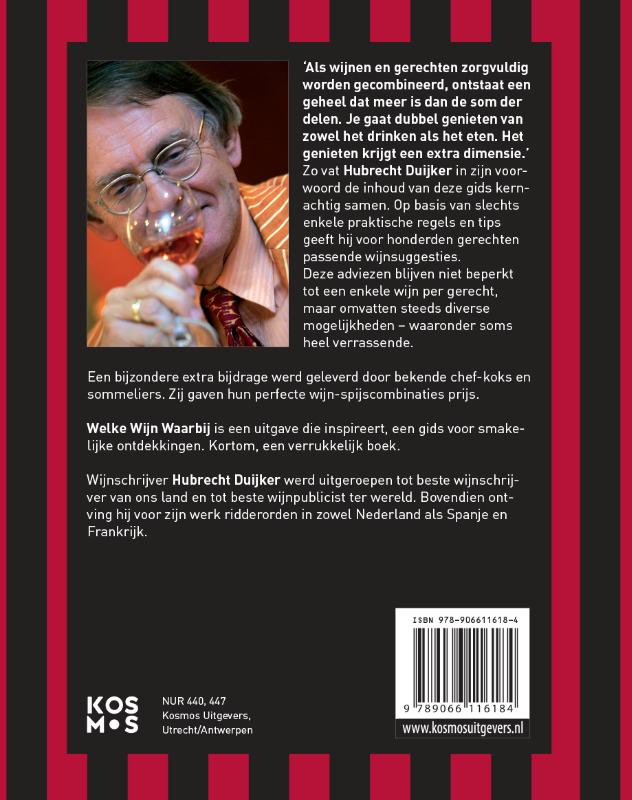 Welke wijn waarbij achterkant