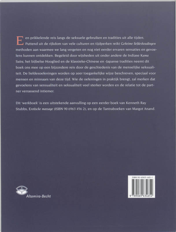 Geheime Liefdeshoudingen achterkant