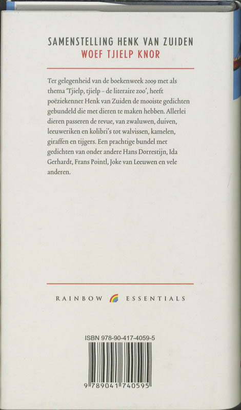 Woef Tjielp Knor / Rainbow essentials / 56 achterkant