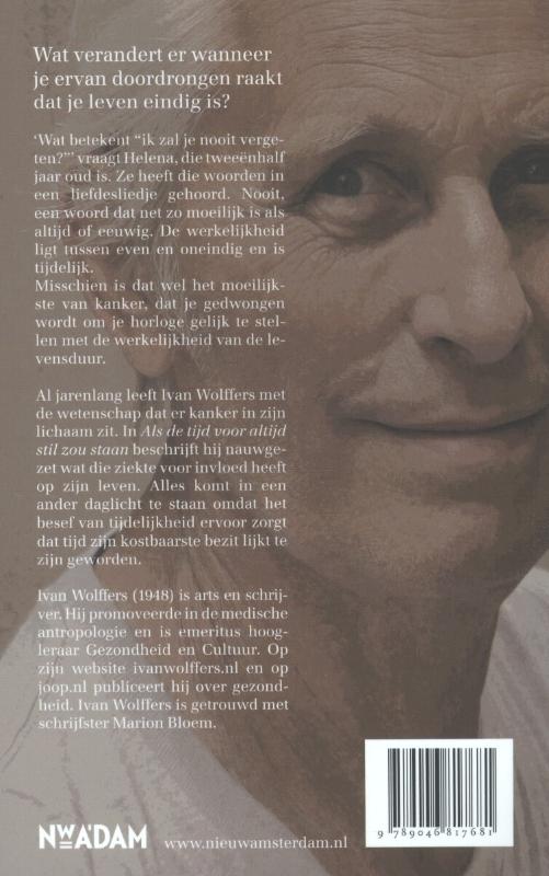 Als de tijd voor altijd stil zou staan achterkant