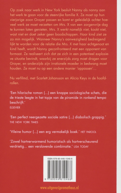 Dagboek van een Nanny achterkant