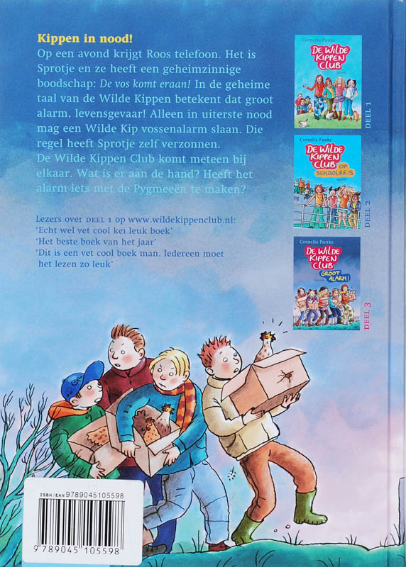 Groot alarm / De Wilde Kippen Club / 3 achterkant