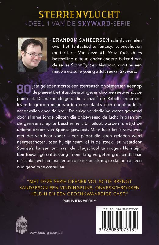 Sterrenvlucht / Skyward / 1 achterkant