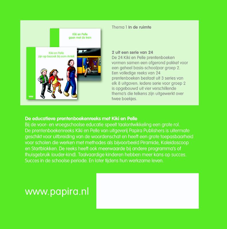 Kiki en Pelle  -   Kiki en Pelle gaan met de trein achterkant