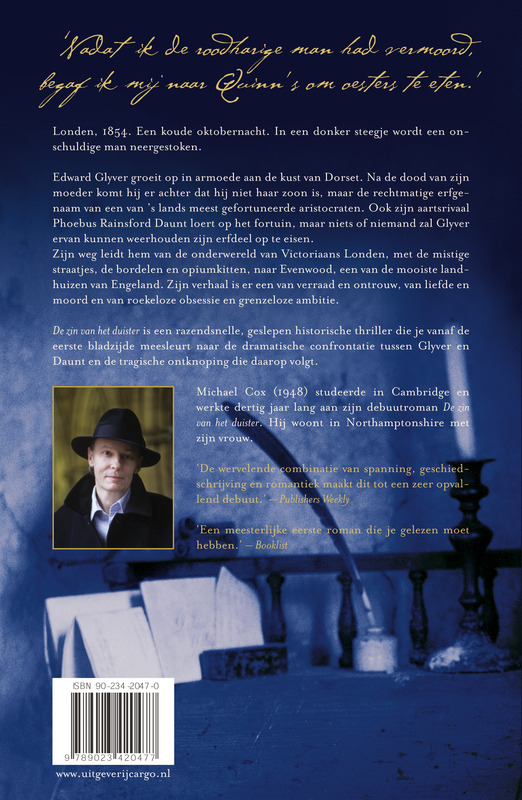 De Zin van het Duister achterkant