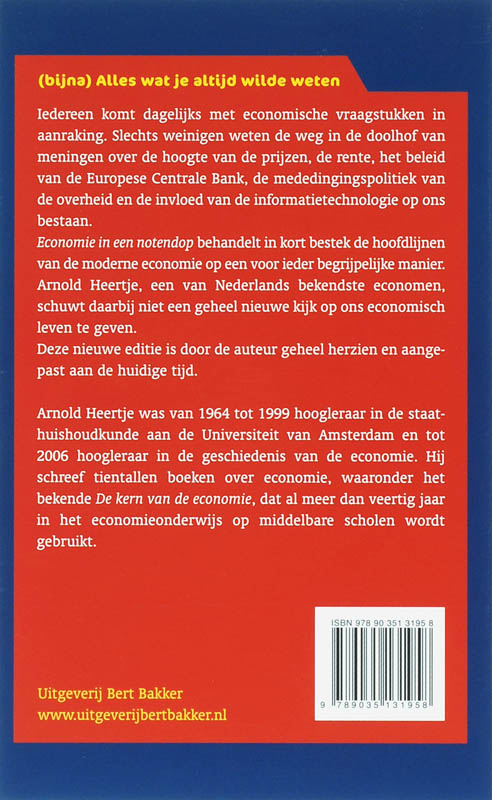 Economie in een notendop achterkant