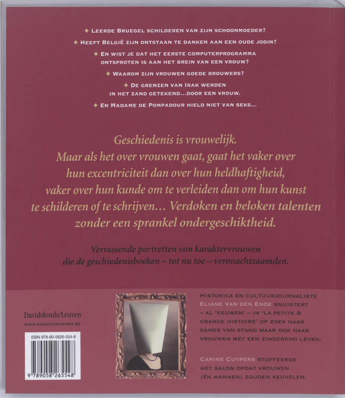 Karakterdames achterkant