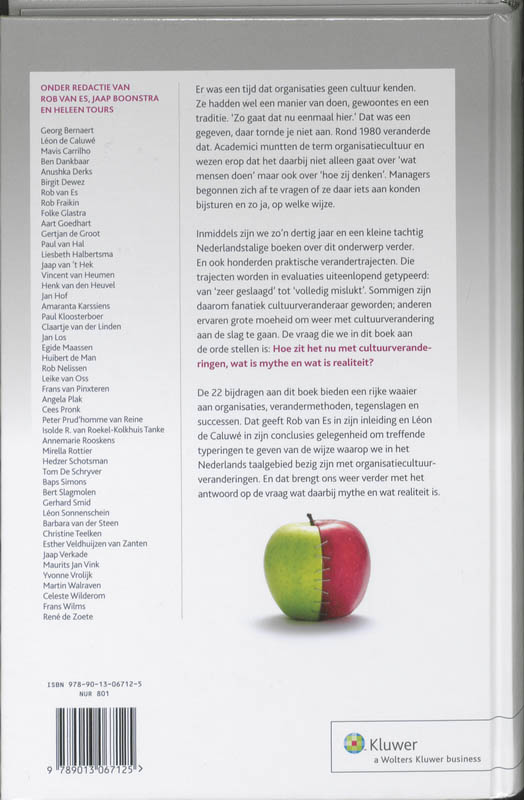 Cultuurverandering: mythe of realiteit? achterkant