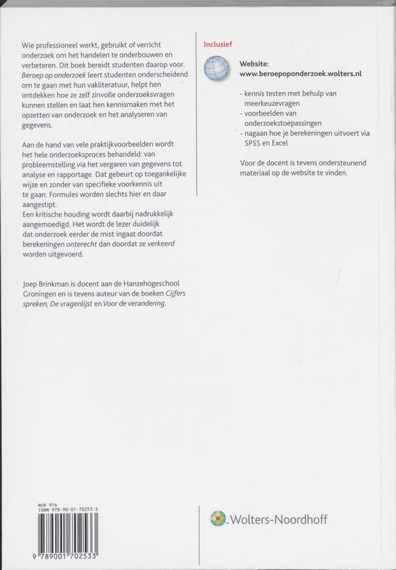 Beroep op onderzoek achterkant