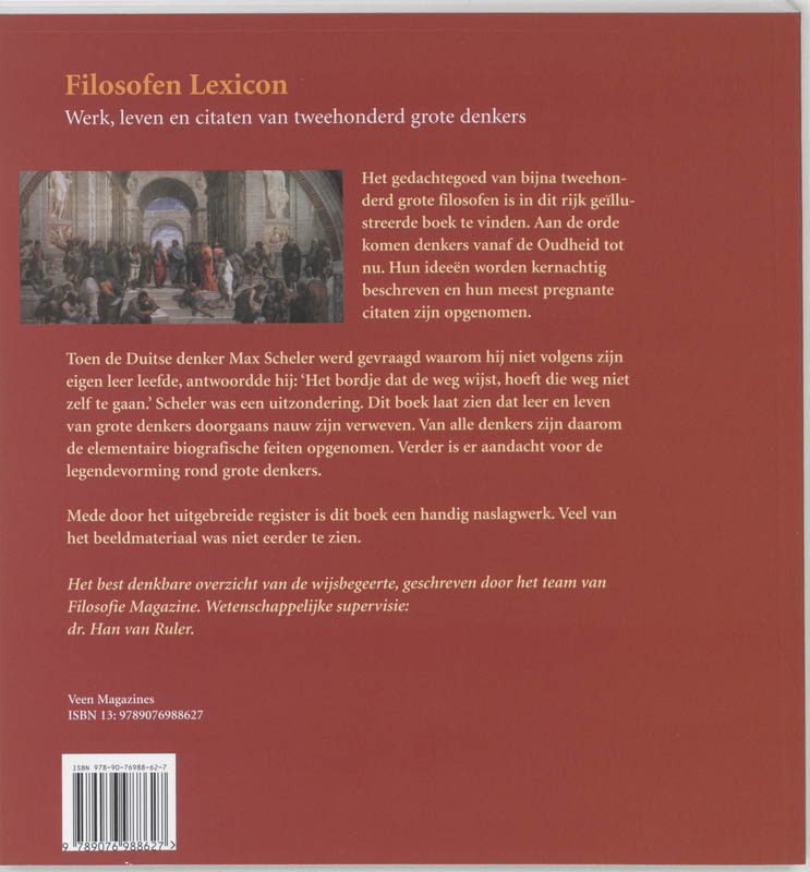 Filosofen lexicon achterkant