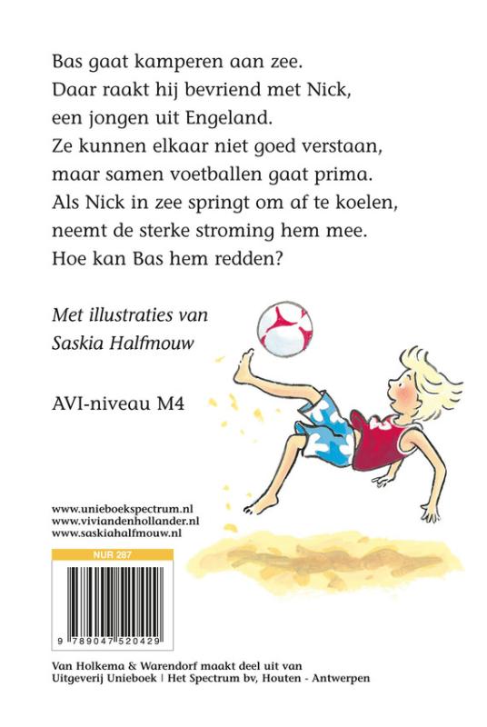 Wedstrijd op het strand / De Effies achterkant