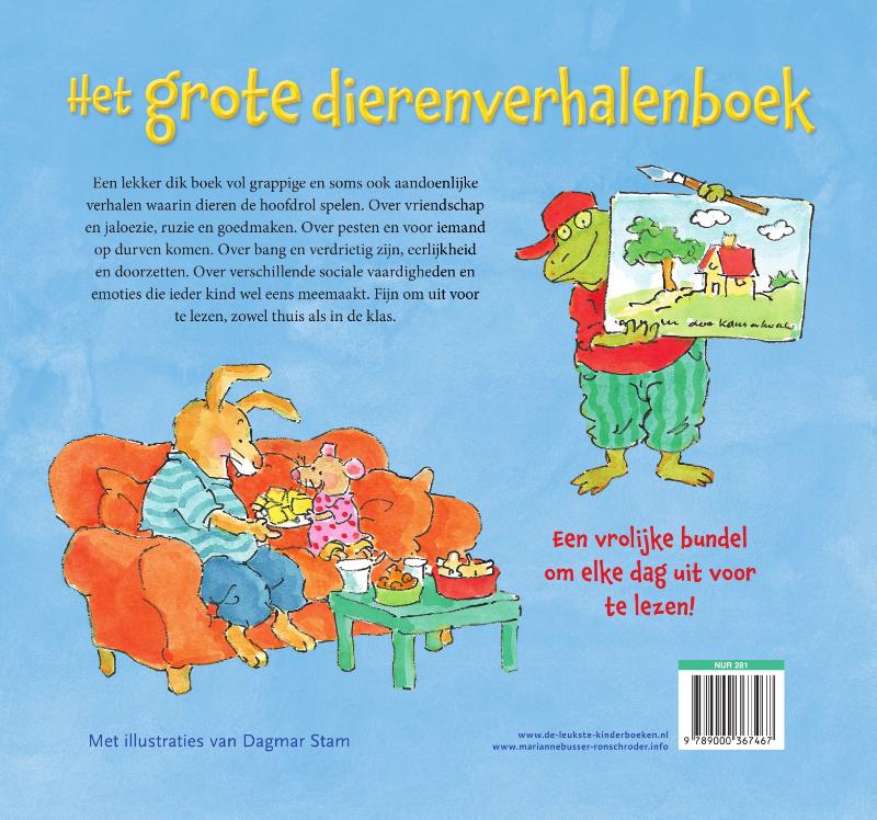 Het grote dierenverhalenboek achterkant