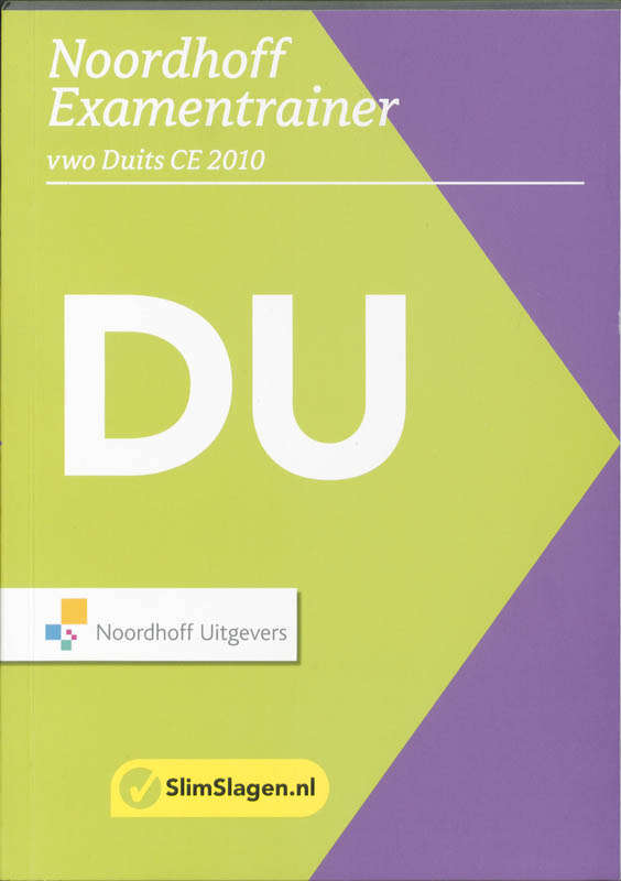 Noordhoff Examentrainer Duits / Vwo Ce 2010