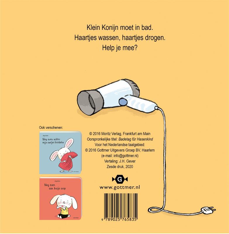 Nog even mijn haartjes wassen / Nog even... achterkant