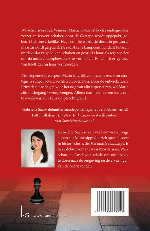 Het laatste schaakspel achterkant