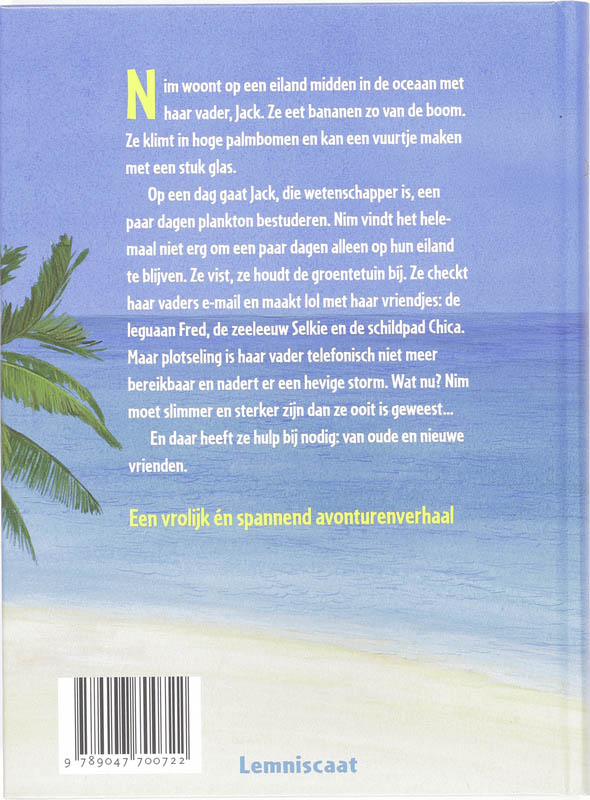 Nim's eiland achterkant