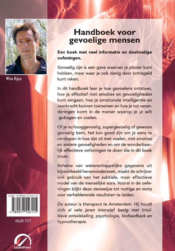 Handboek voor Gevoelige Mensen achterkant