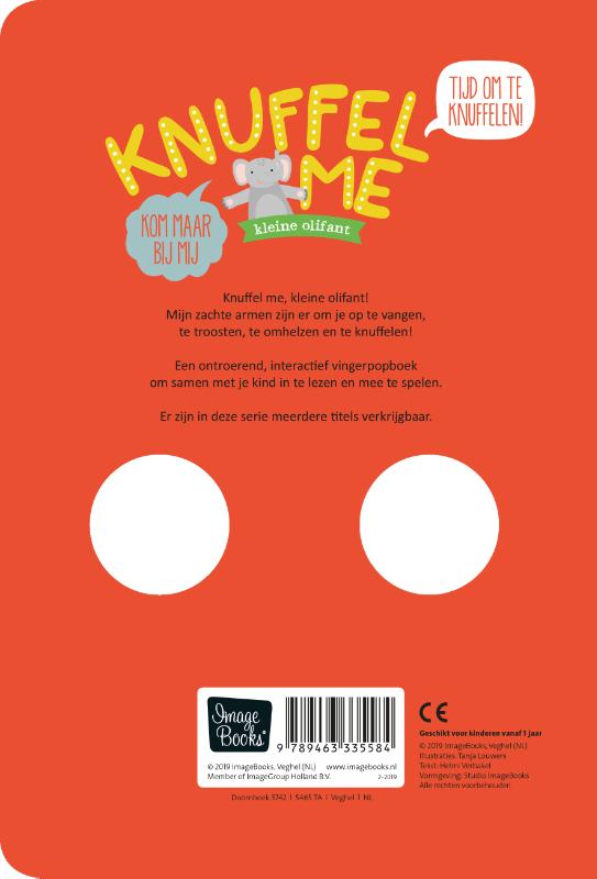 Knuffel me kleine Olifant / Knuffel me achterkant
