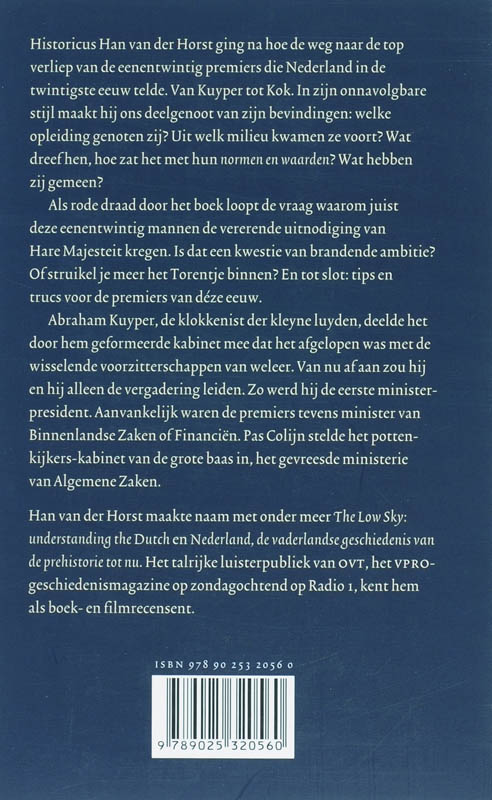 Onze Premiers Hun Weg Naar De Top achterkant