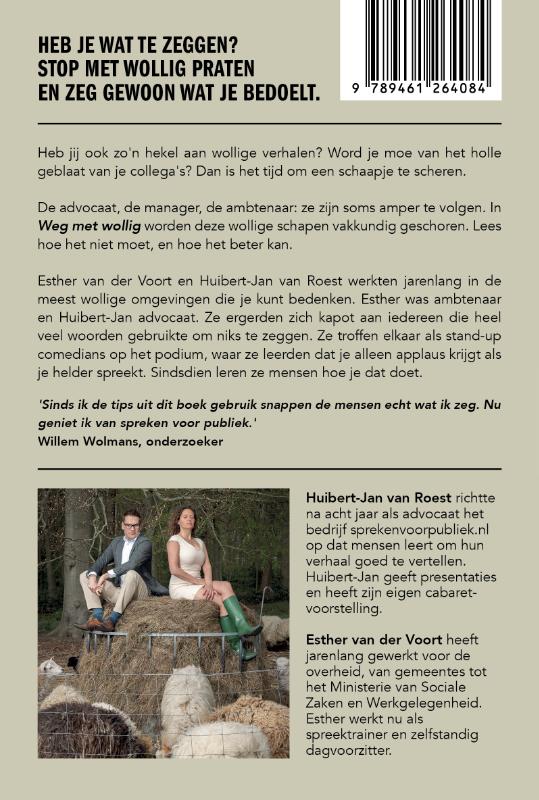 Weg met wollig achterkant