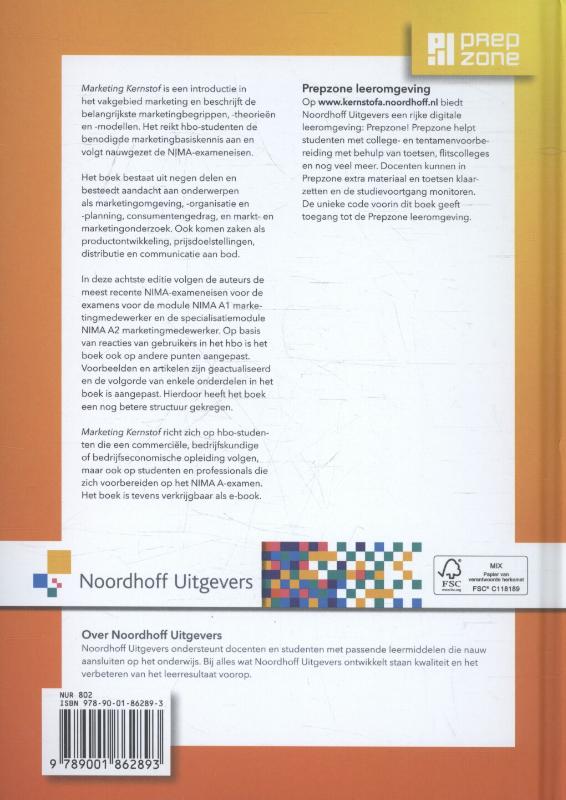 Marketing kernstof achterkant