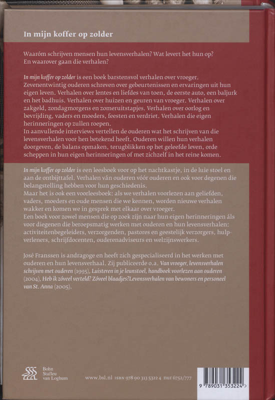 In mijn koffer op zolder achterkant