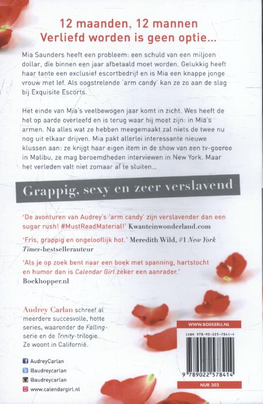 Calendar Girl 4 -   Lang en gelukkig - oktober/november/december achterkant