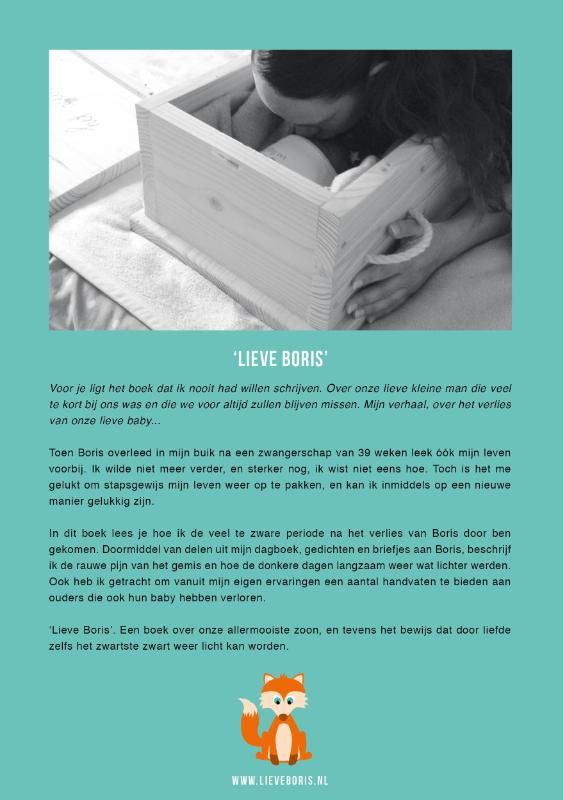 Lieve Boris achterkant